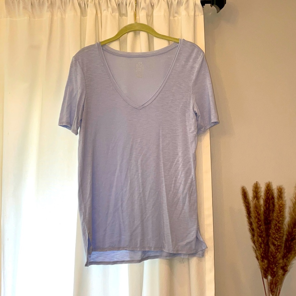 American Eagle Women’s Light Blue Tee Soft XS